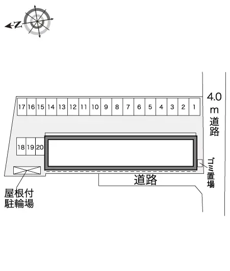 宇部市中村２丁目 月極駐車場